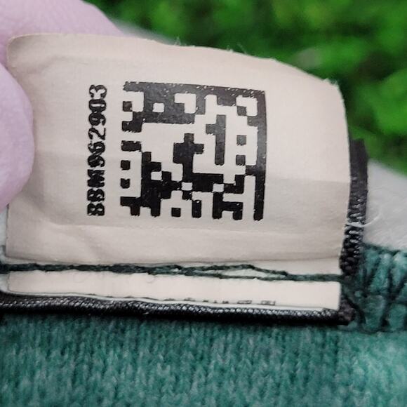 North-Face Colorblock Jacket Womens S/M 19x25 Green Black - Picture 14 of 16